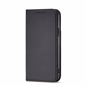 Magnetinė kortelių dėklas Samsung Galaxy S23 atverčiamas dangtelis piniginė stovas juodas