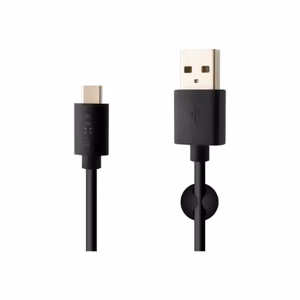 FIXED FIXD-UC2M-BK – USB-A–USB-C duomenų ir įkrovimo kabelis, juodas