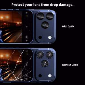 Tech-Protect Camring Fit+ Защита камеры для iPhone 14 Pro / Max / 15 Pro / Max / 16 Pro / Max / 17 Pro / Max - синий