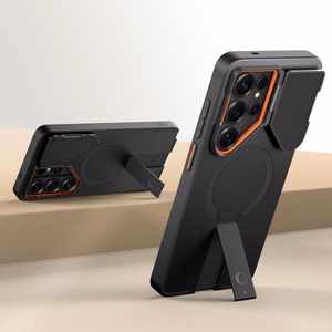 Tech-Protect Kevlar Aura MagSafe чехол для Samsung Galaxy S26 Ultra чёрный оранжевый