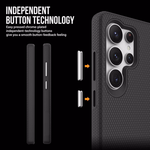 Dėklas Perfectionists Triangle Case Samsung S908 S22 Ultra 5G juodas