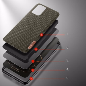 Dėklas Dux Ducis Fino, skirtas Xiaomi Redmi Note 10 / Redmi Note 10S / Poco M5s, žalias