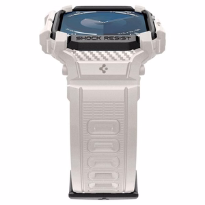 Spigen Rugged Armor „Pro“ dirželis Apple Watch 10 (46MM) - smėlio spalvos