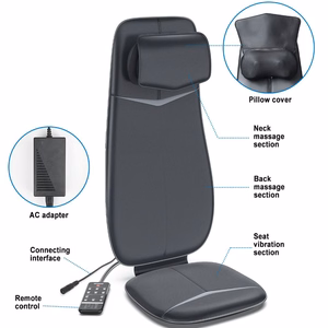 RENPHO Neck & Back Massage Cushion S Black kaklo ir nugaros masažinė pagalvė