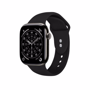 Ремешок Crong Liquid для Apple Watch 38 / 40 / 41 / 42 mm, чёрный