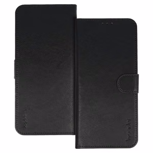 WONDER COMMON Универсальный чехол-книжка (SIZE S) для iPhone 12/13/Samsung S6/A5 2016/Xcover 4/S22/Huawei P8 2017 чёрный