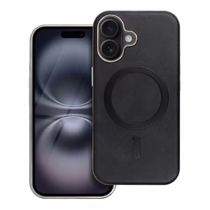 GENTLEMAN MAG COVER Dėklas telefonui su magnetiniu MagSafe IPHONE 15 PRO MAX juodas
