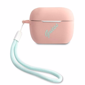 Guess GUACAPLSVSPG AirPods Pro чехол розово-зелёный/розово-зелёный Silicone Vintage