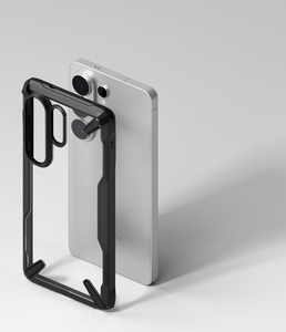 Ringke Fusion X чехол для Samsung Galaxy S26 Ultra прозрачный чёрный
