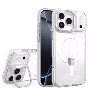 Чехол для Samsung S26 Ultra Lens Mag Cover совместимый с MagSafe белый