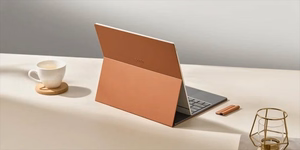 Onyx Boox Note Max / Tab X C magnetinis dėklas su klaviatūra, rudas