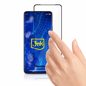 Закаленное стекло 3mk HardGlass Max Lite с черной рамкой для Xiaomi Redmi Note 13 Pro+