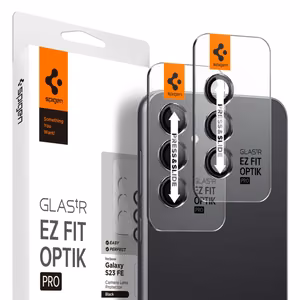 Spigen Glas.tR EZ Fit Optik защита камеры для Samsung Galaxy S23 FE - чёрный 2 шт.