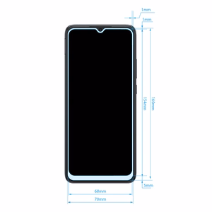 Crong 7D Nano Flexible Glass 9H visą ekraną dengiantis hibridinis apsauginis stiklas, skirtas Xiaomi Redmi 10C