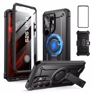 Supcase Unicorn Beetle Pro Mag MagSafe Чехол набор 2 шт. для Samsung Galaxy S26 Ultra чёрный
