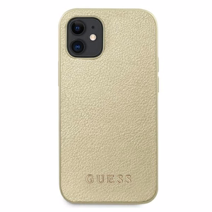 Guess GUHCP12SIGLGO iPhone 12 mini 5.4" gold/gold hardcase Iridescent