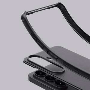 Nillkin Super Frosted Shield Pro magnetinis MagSafe suderinamas dėklas skirta Samsung Galaxy S26 Plus juodas