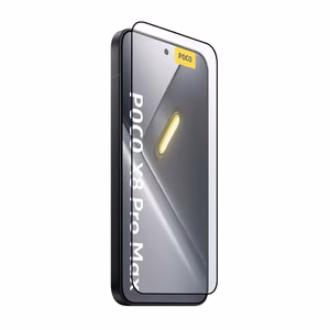 Crong 3D Armour Glass Lite per visą paviršių klijuojamas grūdintas apsauginis ekrano stiklas, skirtas Xiaomi POCO X8 Pro Max 5G