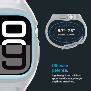 SPIGEN LIQUID AIR PRO APPLE WATCH 10 (46 MM) pilkas