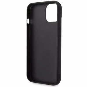 Karl Lagerfeld Puffy Pailgas Logotipas iPhone 14 dėklas - juodas