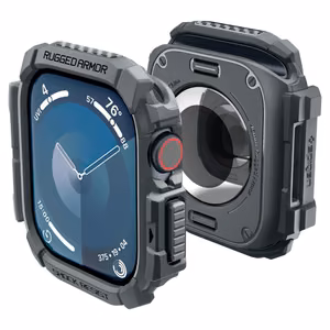 Spigen Rugged Armor dėklas Apple Watch 10 46mm laikrodžiui - pilkas