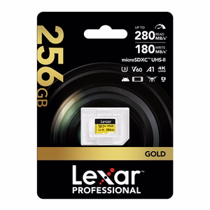 Карта памяти Lexar GOLD microSDXC 256 ГБ
