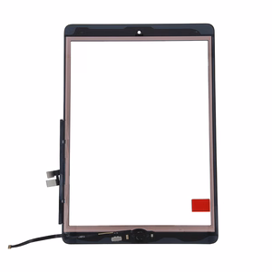 Jutiklinis skydelis iPad 9 10.2" 2021 pilnas priekinis rinkinys juodas