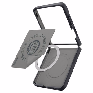 Spigen Nano Pop MagSafe dėklas, skirtas Samsung Galaxy Z Flip8 – juodas ir pilkas