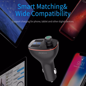 Rock FM transliatorius B300 MP3, Bluetooth - 2xUSB - juodas