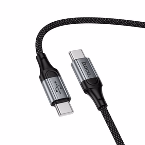 Кабель USB C to C Hoco PD 3A 1,5 m X121 черный