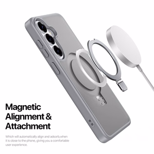 Dėklas Dux Ducis Yind Magnetic Stand Samsung S947 S26 Plus pilkas