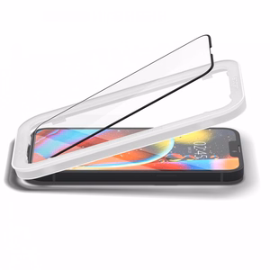 Spigen ALM Glass FC закалённое стекло для iPhone 13 / 13 Pro / 14 / 16e / 17e - чёрный 2 шт