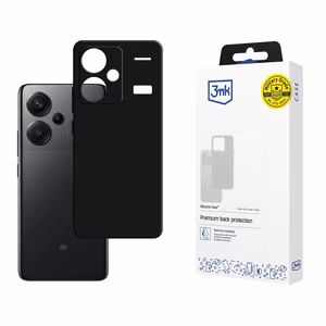 3mk silikoninis dėklas Xiaomi Redmi Note 13 Pro+ - juodas