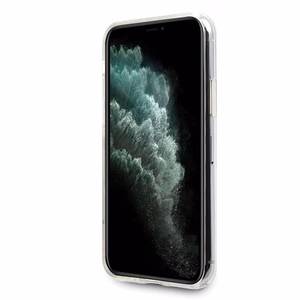 Guess GUHCN65PCUGLKA iPhone 11 Pro Max хаки жёсткий чехол 4G Circle Glitter