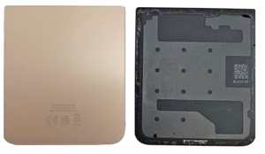 Back down cover for Samsung F721 Z Flip4 5G Pink Gold original (used Grade B)
