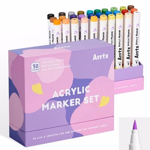 Acrylic Marker Pens ARRTX 30B, 30 Colours