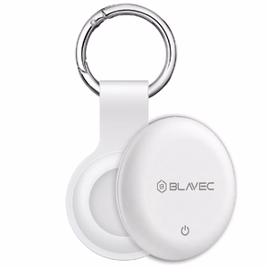 Белый Bluetooth-трекер Blavec BTG-02 с кольцом для ключей для устройств Apple и Android (BTBTG02-KW)