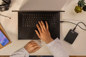 WD Elements Portable USB-C 6TB išorinis kietasis diskas, juodas