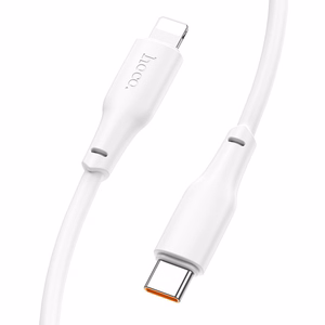 Кабель Hoco X93 60W USB-C на USB-C 1.0m белый