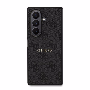 Dėklas telefonui GUESS SAMSUNG Z Fold7 GUHMZFD7P4MSEGCK (Magnētinis 4G PU su klasiku) juodas