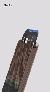 Benks Wallet Magnetic ArmorGo Kevlar Stand Auksinė