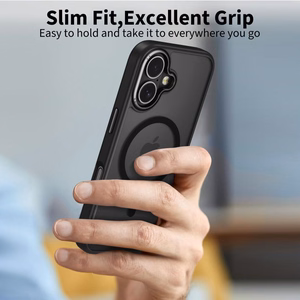Tech-Protect MagEdge Magnetinis dėklas telefonui iPhone 17 - matinė juoda