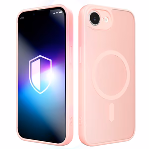 3mk Misty MagCase dėklas iPhone 16E / 17E - rožinis