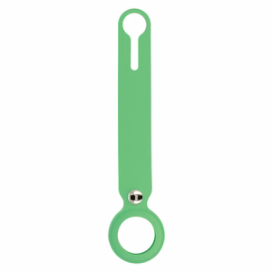 Silicone loop for Airtag green