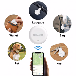 Белый Bluetooth-трекер Blavec BTG-02 с кольцом для ключей для устройств Apple и Android (BTBTG02-KW)