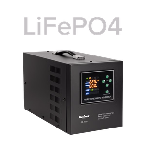Rebel POWER-1500-LFP4 emergency power supply, pure sine wave inverter with charging, 12 V / 230 V, 1500 VA / 1050 W