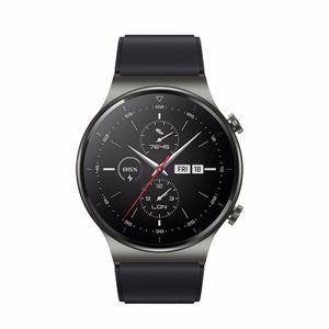 Силиконовый ремешок для Huawei Watch GT 2 / 3 / 4 / 2 Pro / 3 Pro / 4 Pro / GT 2e - черный