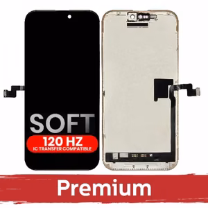 LCD Display Compatible with iPhone 16 Pro Max Black (Soft OLED / Stable 120Hz / Premium) *Self-Diagnosable*