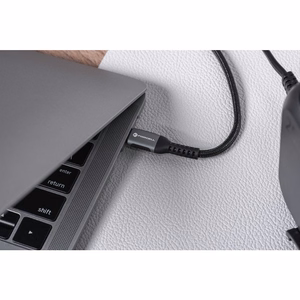 Кабель USB C to USB C Forcell F-Energy QC4.0 PD 5A 100W Cafule 0,5 m C260 чёрный