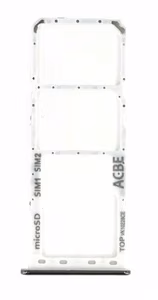 SIM kortelės laikiklis Samsung A325 A32 4G 2021 baltas originalus (service pack)